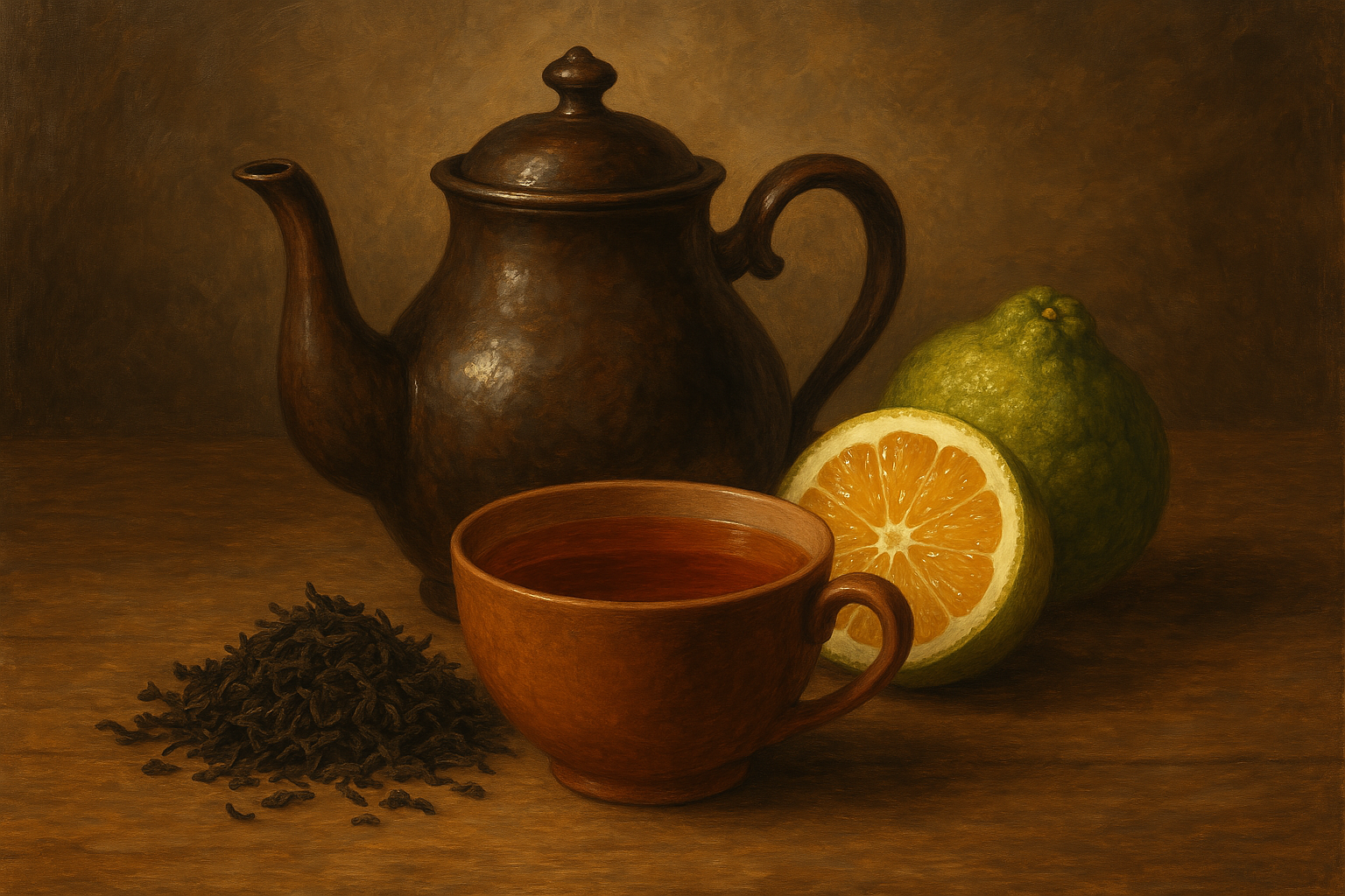 sypaný čaj Earl Grey