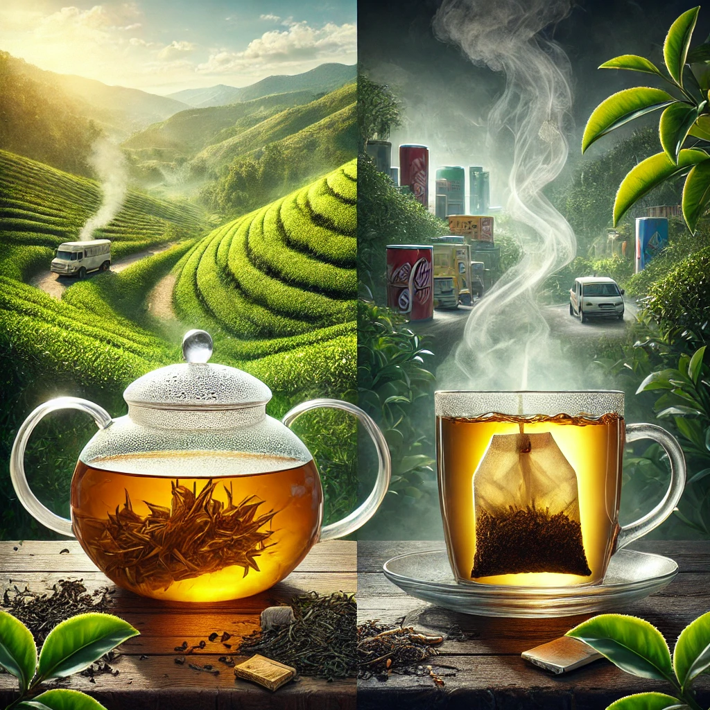 zelený sypaný čaj Sencha