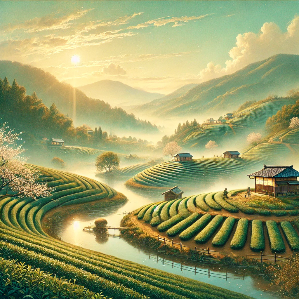 sypaný zelený čaj Genmaicha